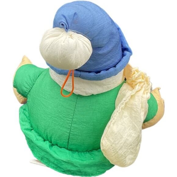 J.S. Vintage Christmas Elf Nylon Parachute Plush Stuffed Toy - Picture 5 of 7